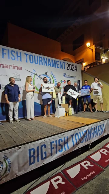 premiazione vincitore Big Fish Tournament 2024 Team Florida