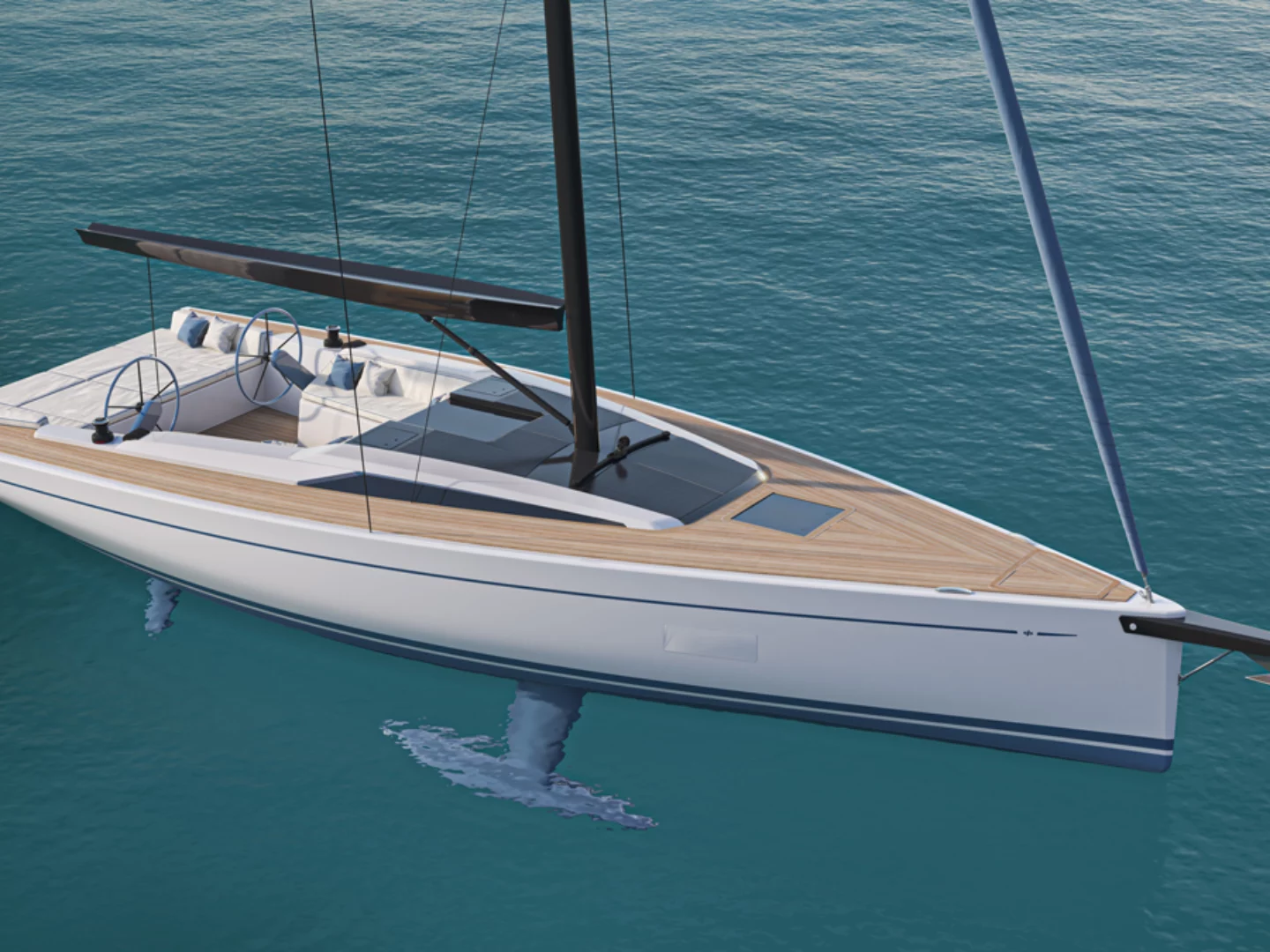 Scopri Grand Soleil Blue al Boot Düsseldorf 2025: design eco-friendly, innovazione e sostenibilità in mare.