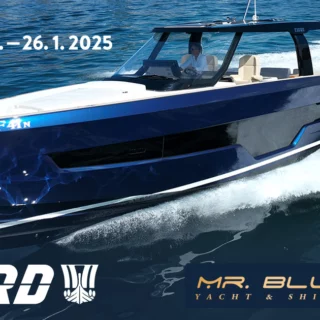 Scopri il Fjord 41 XL al Boot Düsseldorf 2025 con Mr. Blu Yacht & Ship, dealer ufficiale per l’Italia.