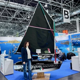 Optimist Ecologico di NOX Oceani al Boot Düsseldorf 2025: innovazione green con fibre di basalto e materiali eco.