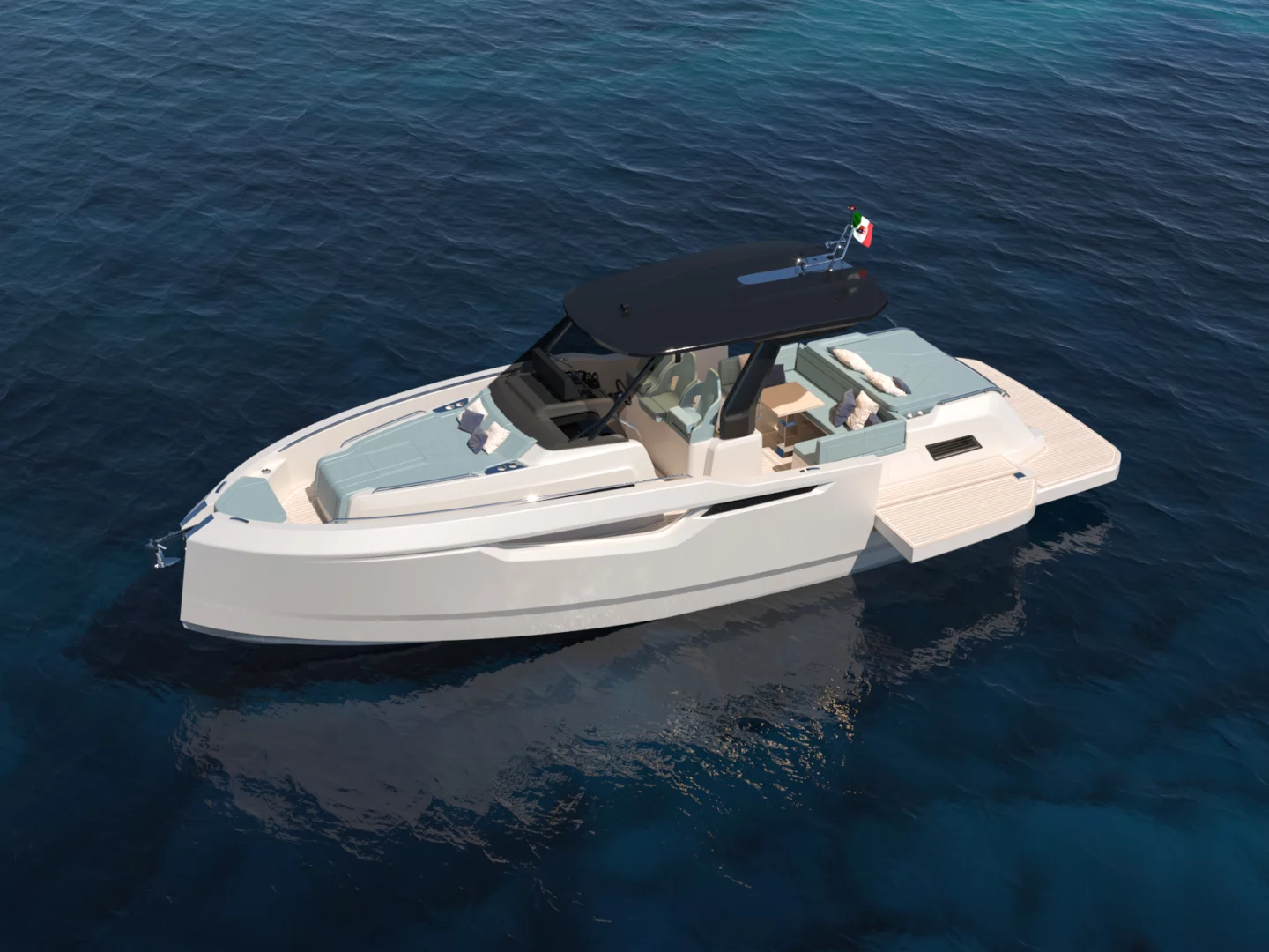 Cayman Yachts 380 WA debutta al NauticSud 2025: eleganza, prestazioni e comfort in un'imbarcazione da 10 metri.